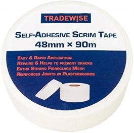 Tradewise Plasterers Scrim Tape 2" Premium Grade Fibre Tape 48mmx90m