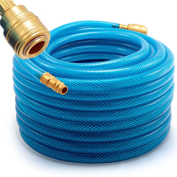 20m Air Hose including Euro Push Fittings