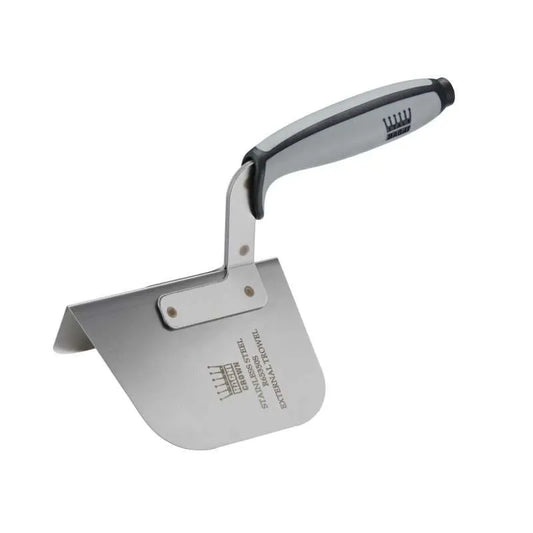 Ragni R65350S External Corner Trowel 4-1/2 x 3-3/8 ” Leading Corner
