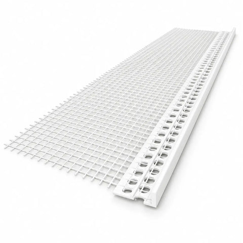PVC Render Stop Bead with Mesh (2.5m) - Single Length or Box of 50