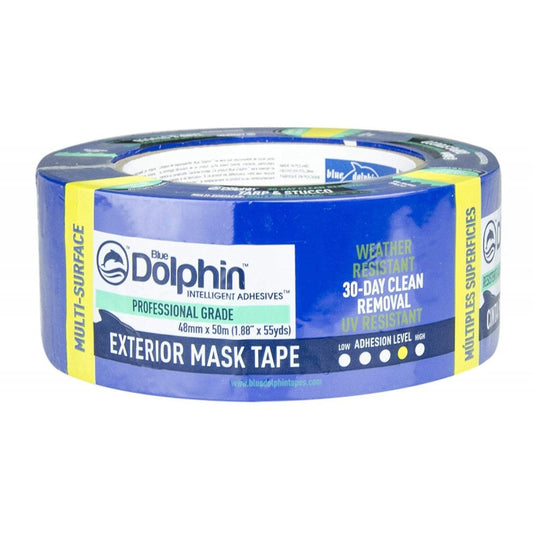 Blue Dolphin Tarp & Stucco Tape Blue masking External Tape