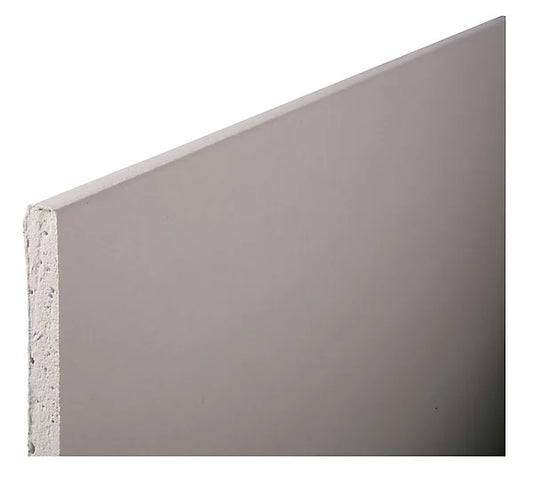 Gyproc Standard Square edge 12.5mm Plasterboard, (L)2.4m (W)1.2m Gyproc Standard Square edge 12.5mm Plasterboard, (L)2.4m (W)1.2m