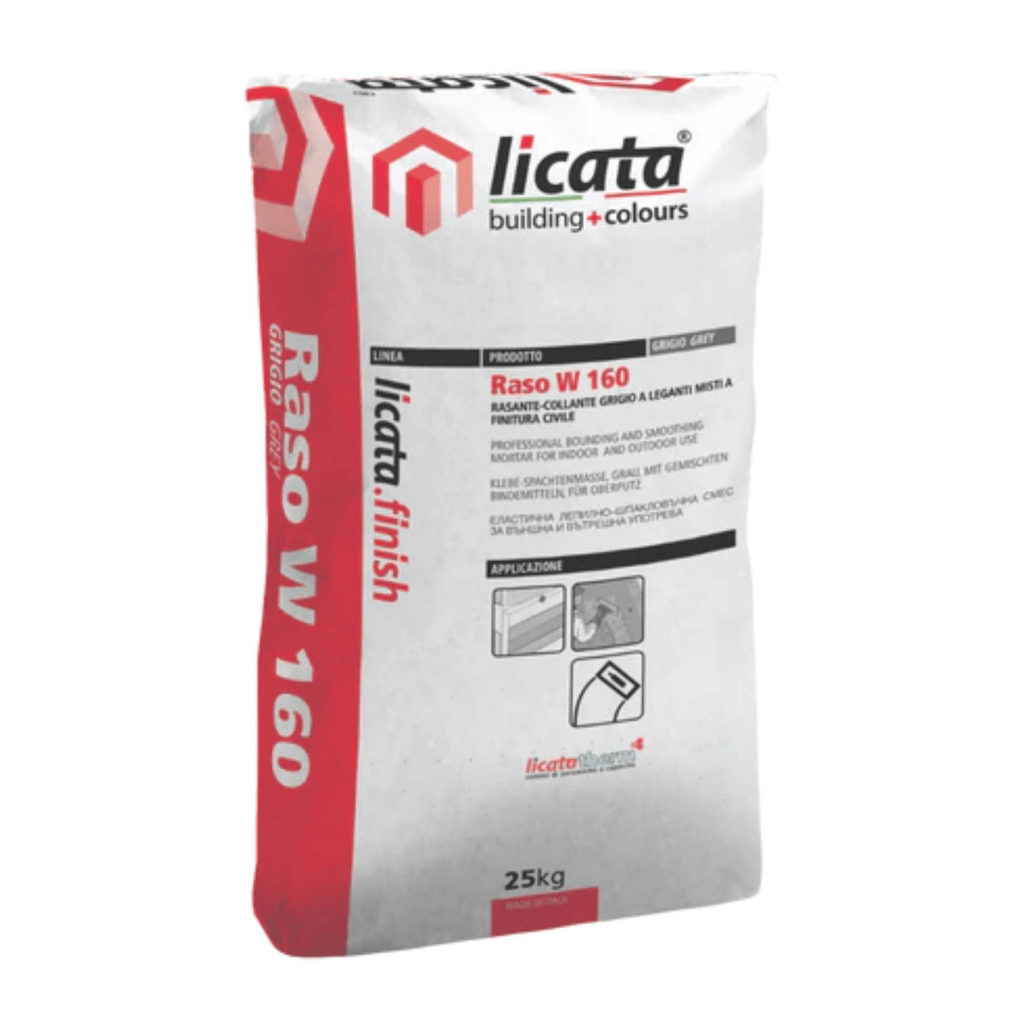 Lightweight Basecoat (Licata Raso W160) - 25kg Pallet x40 bags